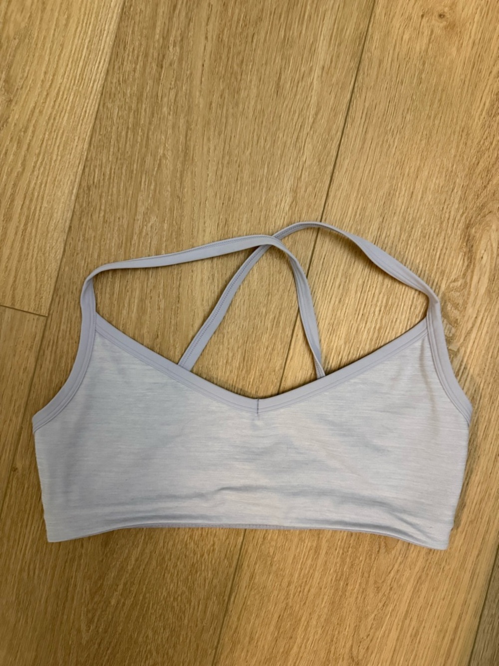 Light Lavender Cross-Back Bralette - Women vitality